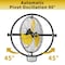 Edendirect Wall Mount Fan, 20 in Blade Dia, 3 Speeds Speeds, 120, 29 in W IR-FAN7503 - alternate 2